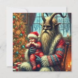 Cartão De Festividades Natal Krampus