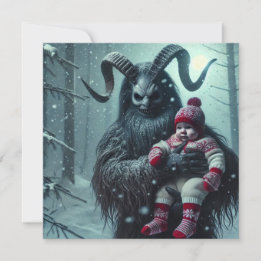 Cartão De Festividades Natal Krampus