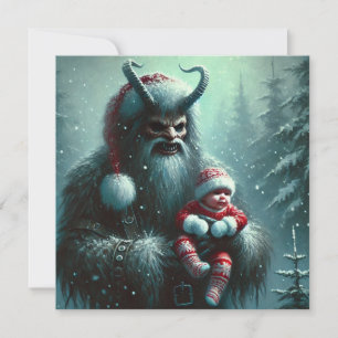 Cartão De Festividades Natal Krampus