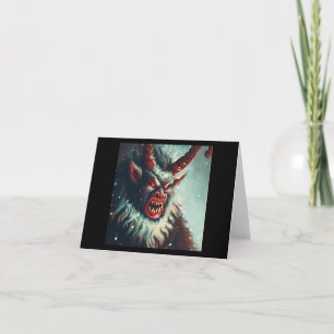 Cartão De Festividades Natal Krampus 3