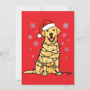 Cartão De Festividades Natal Labrador