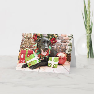 Cartão De Festividades Natal - Labrador - Gracie