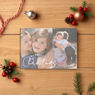 Cartão De Festividades Natal Mais Alegre Família Alegria 2 Foto Natal