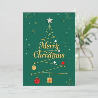 Cartão De Festividades natal moderno