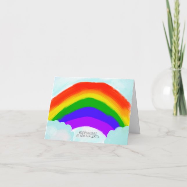 Cartão De Festividades Natal moderno e mínimo (Frente)