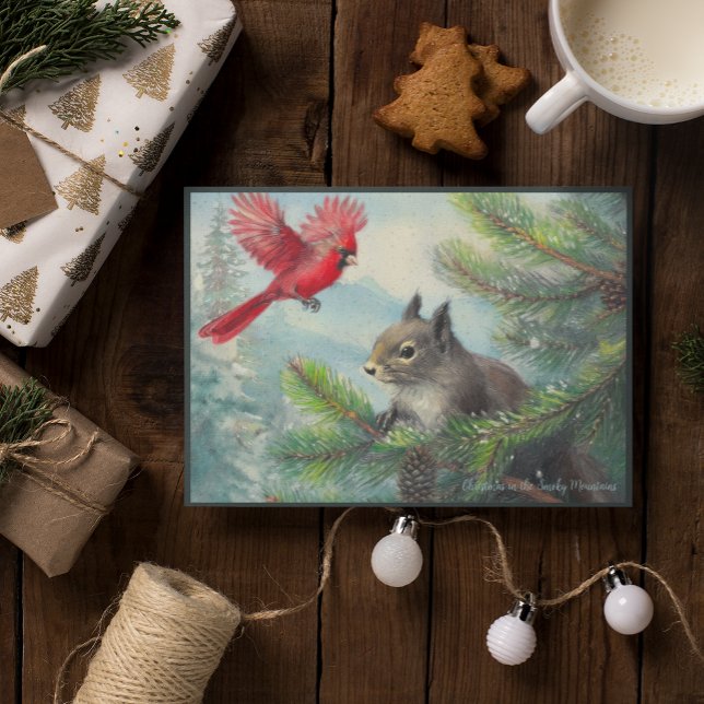 Cartão De Festividades Natal na Carolina do Norte - Toda a Receita para o (100% of proceeds from the card go to Samaritan's Purse to help victims of Hurricanes Helene & Milton)