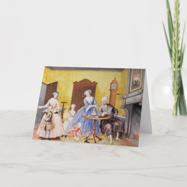 Cartão De Festividades Natal na Casa Real da Imprensa (Frente)