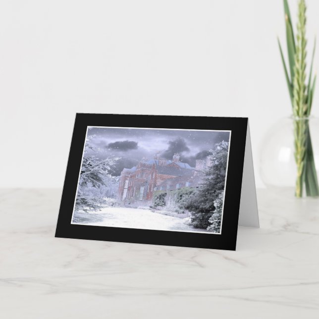 Cartão De Festividades Natal na Inglaterra (Frente)