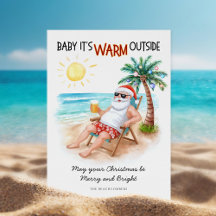 Natal na Praia Tropical de Férias de Natal