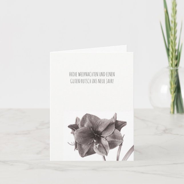 Cartão De Festividades Natal não religioso (Frente)