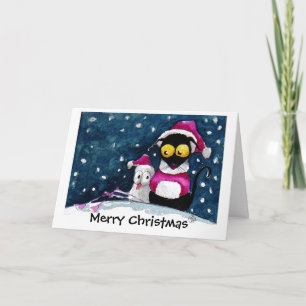 Cartão De Festividades Natal nevado!