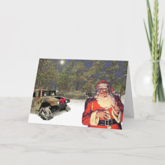 Cartão De Festividades Natal no campo.