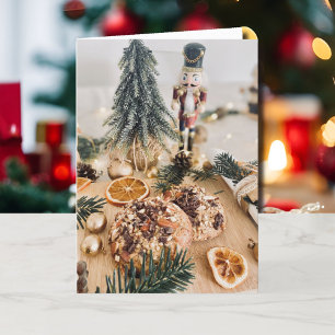 Cartão De Festividades Natal no Campo Personalizar Texto Assinatura