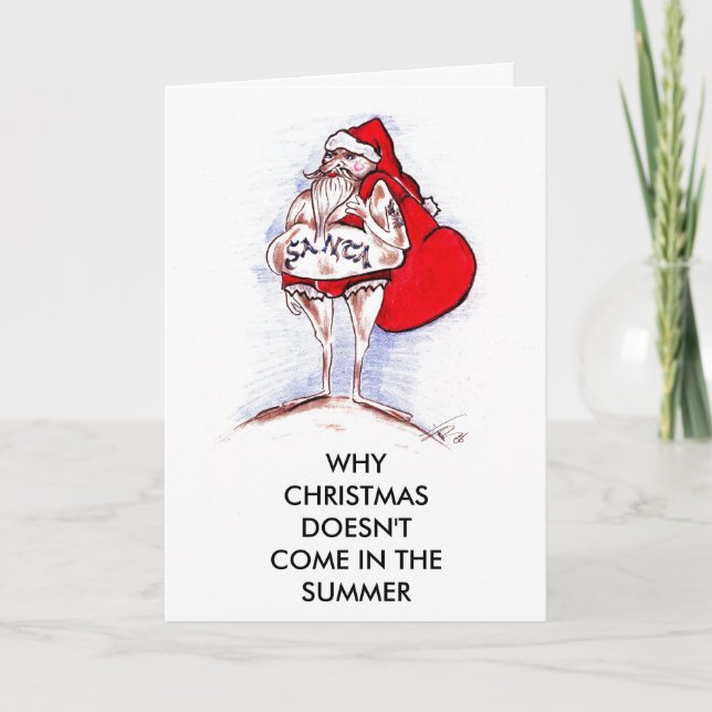 CARTÃO DE FESTIVIDADES NATAL NO VERÃO (Frente)