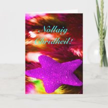 Natal Nollaig Chridheil Purple Star II Feriado