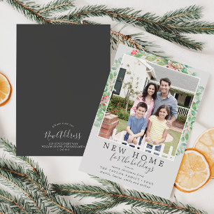 Cartão De Festividades Natal - Nova Casa Para As Férias Foto