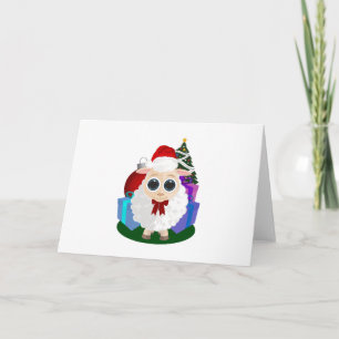Cartão De Festividades Natal - Ovinos
