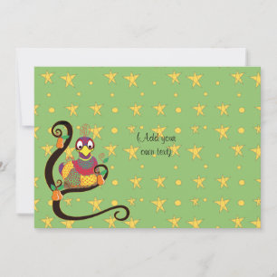 Cartão De Festividades Natal/Partucho 2lado/plano/cartão/ & env 7"x5"