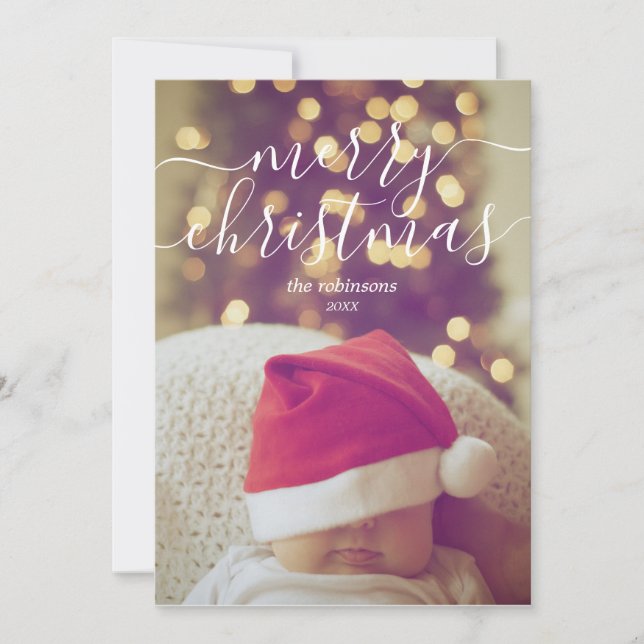 Cartão De Festividades Natal personalizado (Frente)