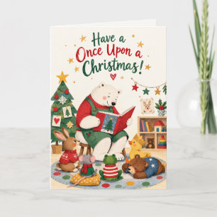 Cartão De Festividades Natal Personalizado Fofo para Professores e Creche