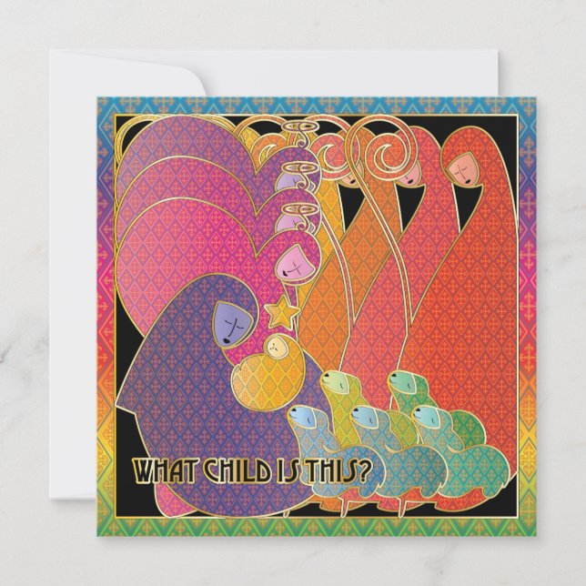 Cartão De Festividades Natal Que Criança É Esta? (Frente)