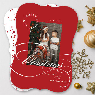 Cartão De Festividades Natal Religioso Beneficia Foto de Caligrafia