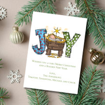 Natal Religioso Jesus Bebê Alegria Personalizada