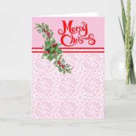 Cartão De Festividades Natal Retrô Personalizado Meados do Século Feliz N