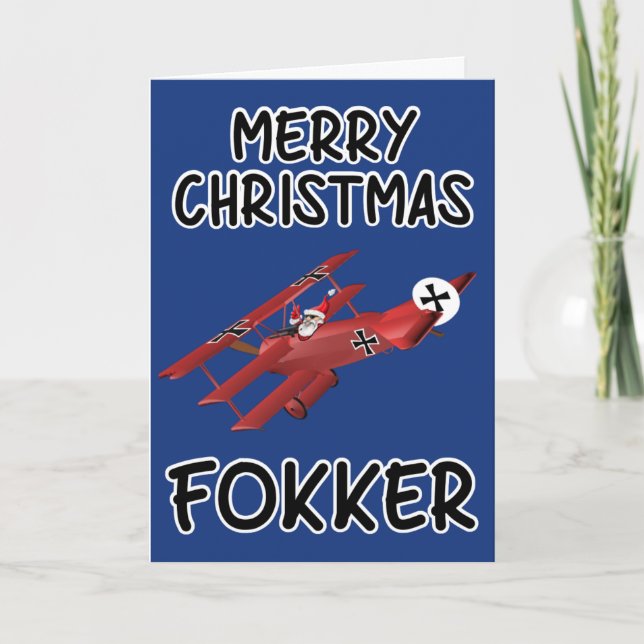 Cartão De Festividades Natal rude (Frente)