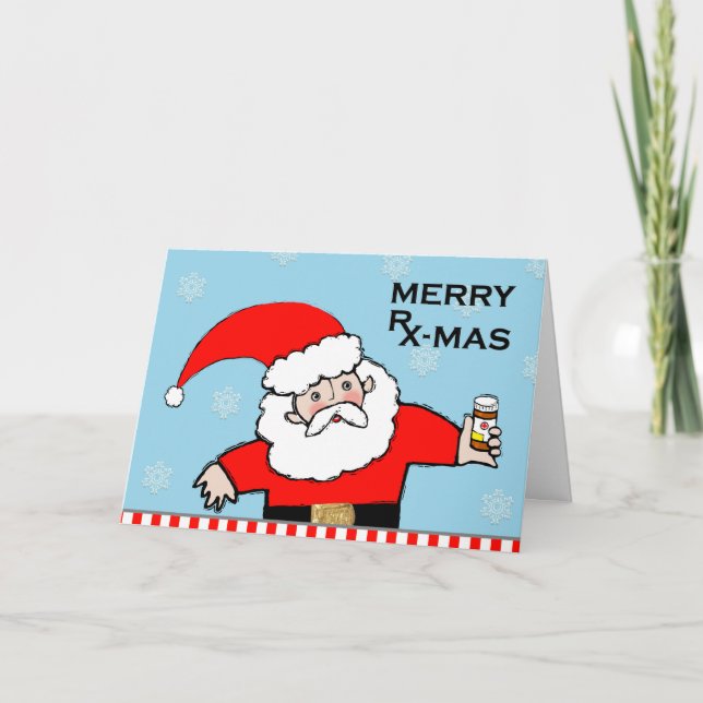 Cartão De Festividades Natal Saúde (Frente)