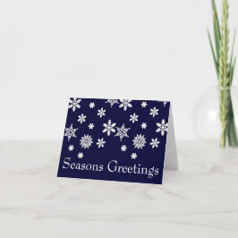 Cartão De Festividades Natal Seasons Saudações Natal Azul