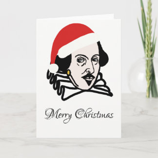 Cartão De Festividades Natal Shakespeare