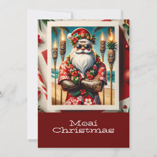 Cartão De Festividades Natal Tiki