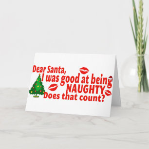 Cartão De Festividades Natal travesso
