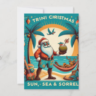 Cartão De Festividades Natal Trini