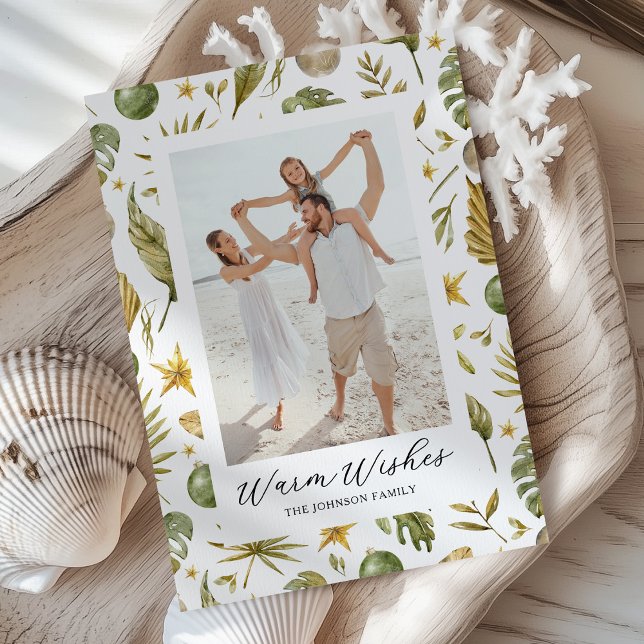 Cartão De Festividades Natal Tropical de Mele Kalikimaka (Criador carregado)