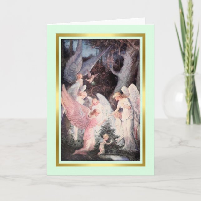 Cartão De Festividades Natal vintage (Frente)