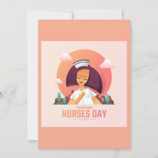 Cartão De Festividades National Nurse's Day Greeting Card