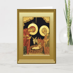 Cartão De Festividades Natividade