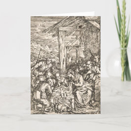 Cartão De Festividades Natividade alemã por Jonas Umbach (c 1624-1693)