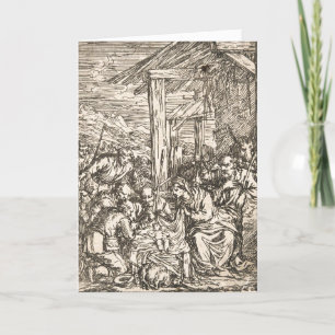 Cartão De Festividades Natividade alemã por Jonas Umbach (c 1624-1693)