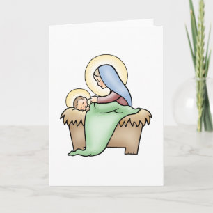 Cartão De Festividades Nativity
