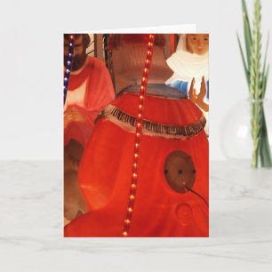 Cartão De Festividades Nativity scene with sense of irony