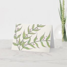 Cartão De Festividades Natural Christmas- Joyeux Noel