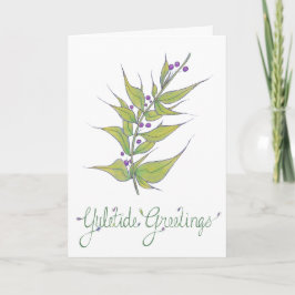 Cartão De Festividades Natural Christmas- Yuletide Greetings