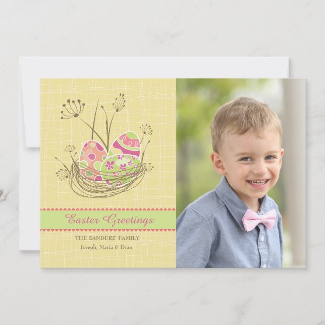 Cartão De Festividades Nature's Nest Photo Card (Frente)