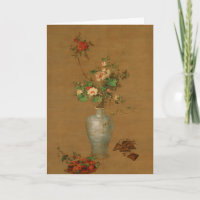 Natureza-morta floral imperial chinesa por Castigl