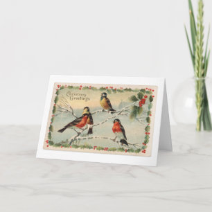 Cartão De Festividades Natureza Natal Personalizada com o seu nome
