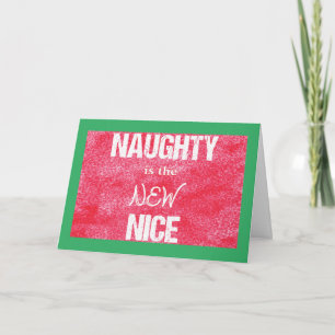 Cartão De Festividades Naughn é o NOVO Texto Personalizado de Nice