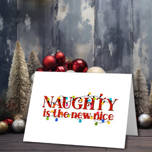 Cartão De Festividades Naughty é o novo Natal legal